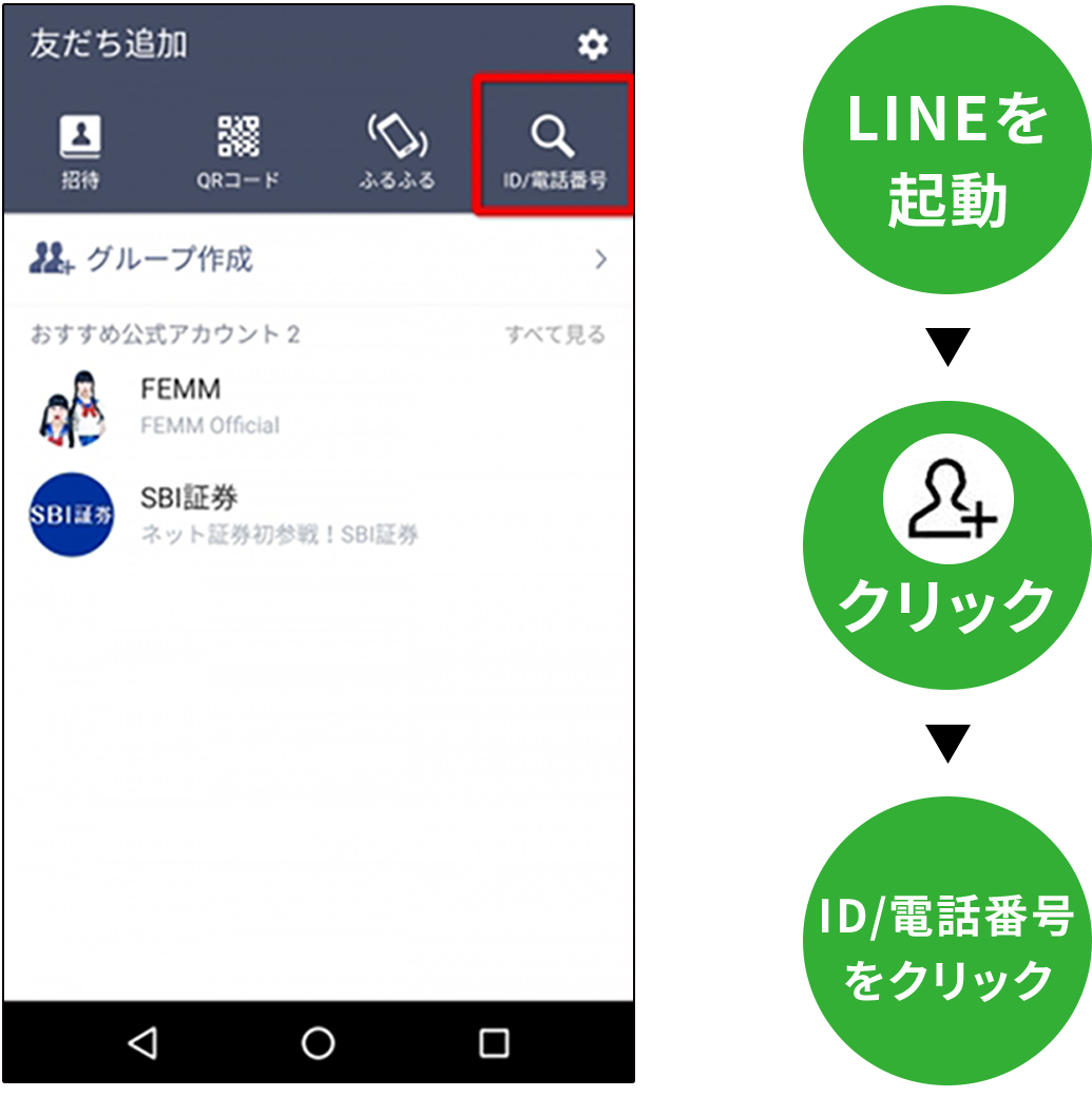 求人LINE友達登録のやり方