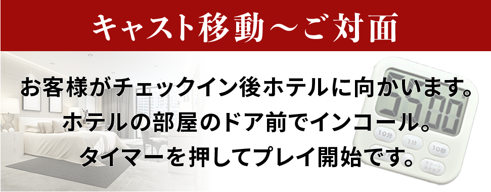 キャスト移動～ご対面