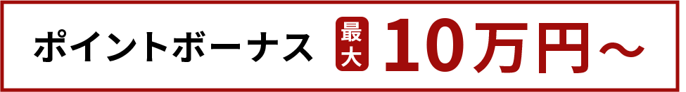 ポイントボーナス 最大10万円～